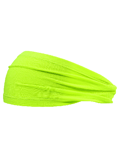 [HF-HB-401] FrogWear™ HV High-Visibility Yellow/Green Tapered Cooling Headband with Four-Way Stretch