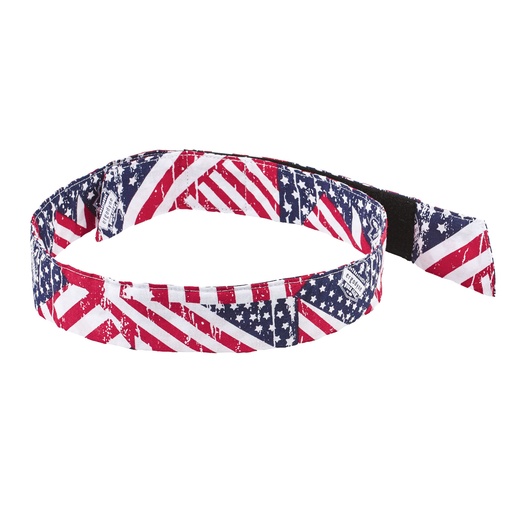 [HF-123] Chill-Its 6705 Evaporative Cooling Bandana Headband, Hook & Loop Closure