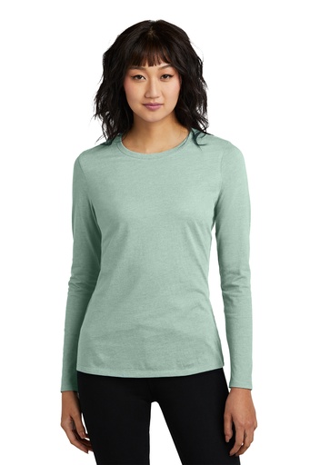[UF-DT110] District® Women’s Perfect Blend® CVC Long Sleeve Tee