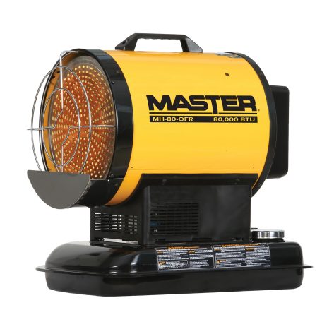[MH-80TBOA-OFR] Master 80,000 BTU Battery Operated Kerosene/Diesel Radiant Heater with Thermostat - Battery Not Included