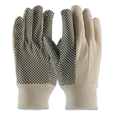 [A-1005-L] Anchor Brand Premium Grade Canvas Dotted Gloves 8 oz
