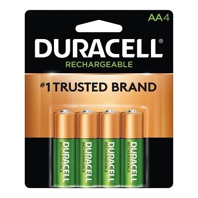 [IP-DX1500B4N] Duracell® Pre-Charged Rechargeable Batteries DURNLAA4BCD