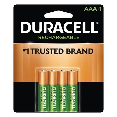 [IP-DX2400B4N] Duracell® Pre-Charged Rechargeable Batteries DURNLAAA4BCD