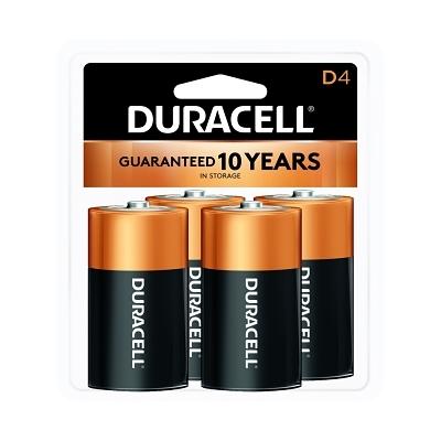 [IP-MN1300R4Z] Duracell® CopperTop Alkaline Batteries DURMN1300R4Z