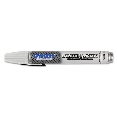 [IP-40008] DYKEM® BRITE-MARK® 40 Threaded Cap/Barrel Permanent Paint Markers, White