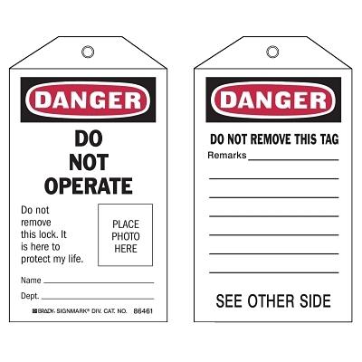 [IP-65501] Brady Self-Laminating Tags