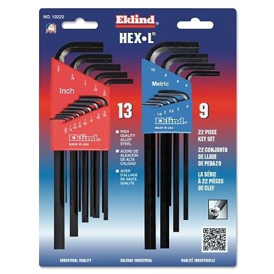 [IP-10222] Eklind® Tool Hex-L® Key Sets 10222