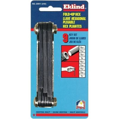 [IP-20911] Eklind® Tool Inch Fold-Up Hex Key Sets 20911