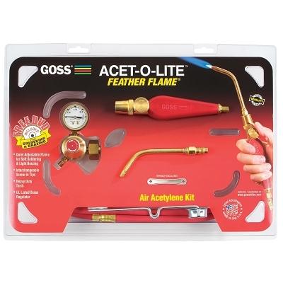 [IP-KA-1H] Goss® Feather Flame® Air-Acetylene Torch Outfits