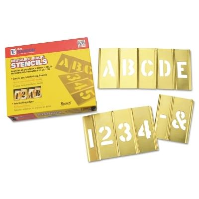 [IP-10071] C.H. Hanson® Brass Stencil Letter & Number Sets