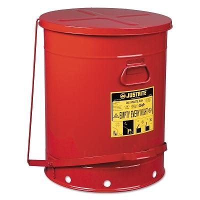 [IP-09700] Justrite Red Oily Waste Cans 9700