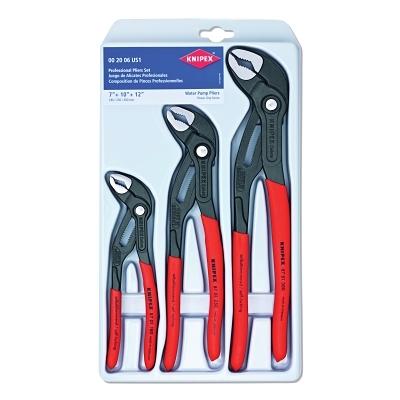 [IP-002006US1] Knipex Cobra® 3-Piece Locking Pliers Sets