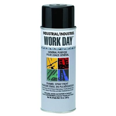 [IP-A04412007] Krylon® Industrial Work Day™ Enamel Paints, Black Flat