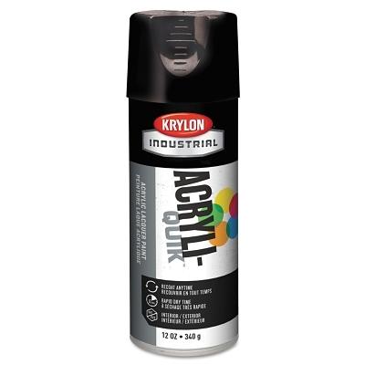 [IP-K01601A07] Krylon® Interior/Exterior Industrial Maintenance Paints, Glossy Black