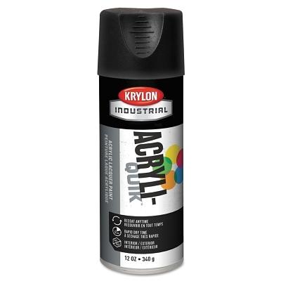 [IP-K01602A07] Krylon® Interior/Exterior Industrial Maintenance Paints, Ultra Flat Black