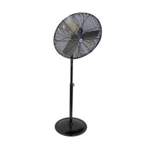 [IP-TW30B-PRB] 30" Twister Oscillating Circulation Fan, Yellow OSHA Guards, Yellow Round Pedestal