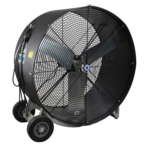 [IP-VKM42-2-B-O] 42" Versa-Kool Mobile Spot Cooler Fan, 1 Hp, 2-Speed, OSHA Guards, Black