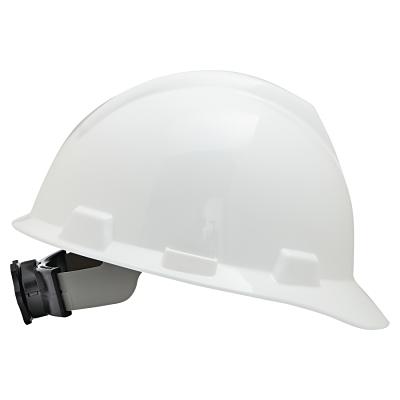 MSA V-Gard® Slotted Hard Hat Caps Fas-Trac® III Suspension Large