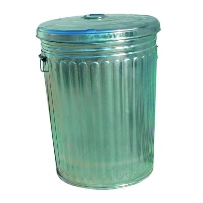 [IP-20GALLON-W/LID] Magnolia Brush Pre-Galvanized Trash Can With Lid
