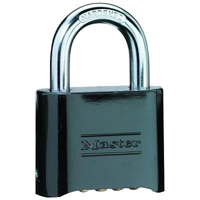 [IP-178BLK] Master Lock No. 178 Solid Brass Combination Padlocks