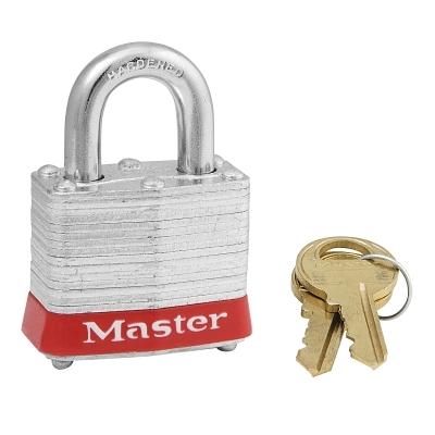 [IP-3RED] Master Lock® No. 3 Laminated Steel Padlocks 3RED