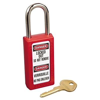 [IP-411RED] Master Lock® Zenex™ Thermoplastic Safety Lockout Padlocks 411RED