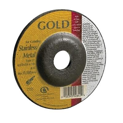 [IP-05539502842] Carborundum Gold AO Depressed Center Wheels 5539502842