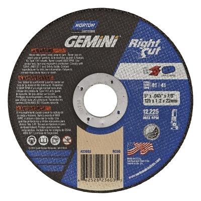 [IP-66252823603] Norton Gemini® RightCut™ Right Angle Cut-Off Wheels 66252823603