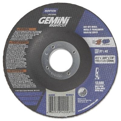 [IP-66252842026] Norton Gemini® RightCut™ Right Angle Cut-Off Wheels 66252842026