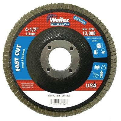 [IP-31346] Weiler® Vortec Pro® Abrasive Flap Discs 31346