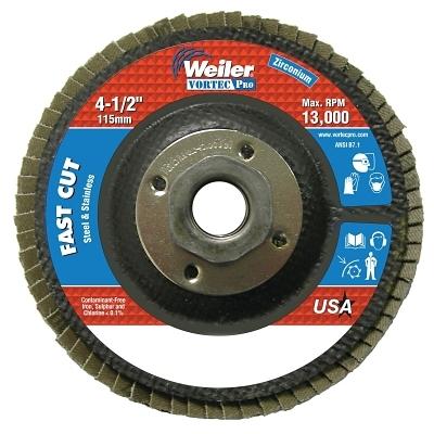[IP-31349] Weiler® Vortec Pro® Abrasive Flap Discs 31349