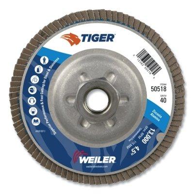[IP-50518] Weiler® Tiger® Disc Angled Style Flap Discs 50518