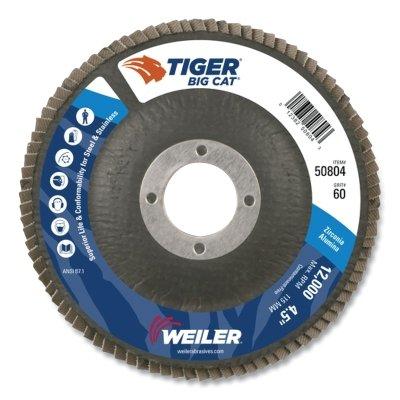 [IP-50804] Weiler® Tiger® Big Cat® High Density Flap Discs 50804
