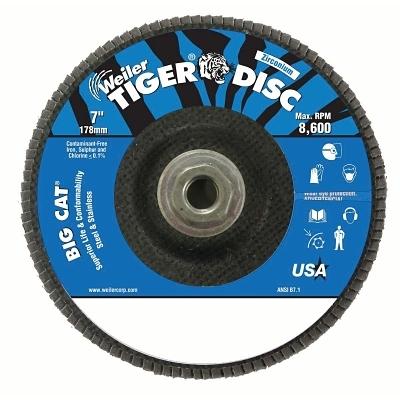 [IP-50843] Weiler® Tiger® Big Cat® High Density Flap Discs 50843