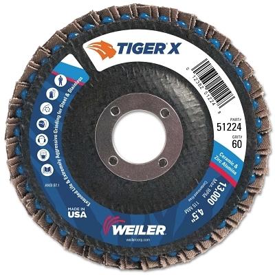 [IP-51224] Weiler® Tiger® X Flap Discs 51224