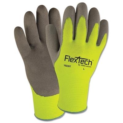 Wells Lamont FlexTech™ Hi-Visibility Knit Thermal Gloves with Latex Palm