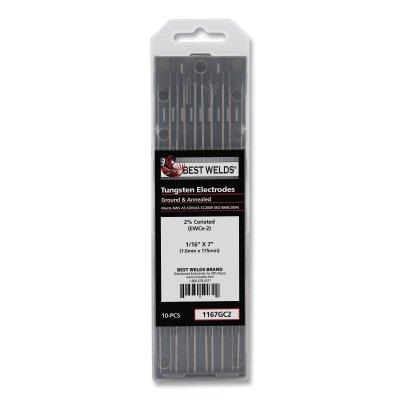 [IP-1167GC2] Best Welds 2% Ceriated Ground Tungsten Electrodes 1167GC2