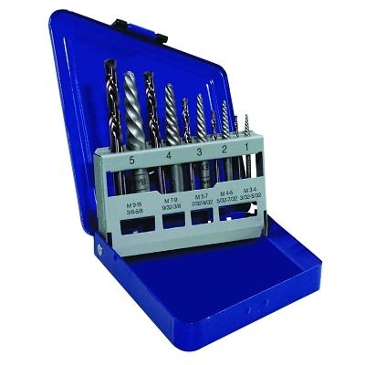 [IP-11119] Irwin® Hanson® 10-pc Spiral Extractor and Drill Bit Combo Packs