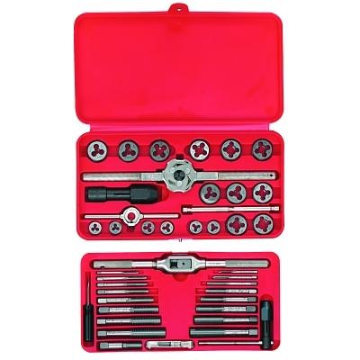 [IP-24606] Irwin Hanson® 41-Pc Machine Screw/Fractional Tap and Hex Die Sets