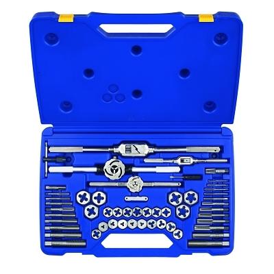 [IP-24640] Irwin Hanson® 53-pc Machine Screw / Fractional Tap & Hex Die Sets