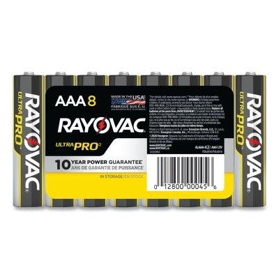 [IP-ALAAA-8J] RAYOVAC® Ultra Pro™ Alkaline Batteries ALAAA8J