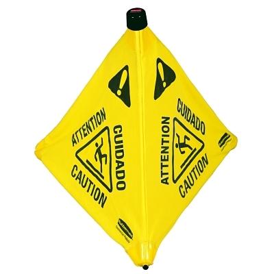 [IP-FG9S0000YEL] Rubbermaid Commercial Floor Pop-up Safety Cones