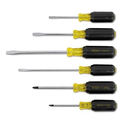 [IP-66-565] Stanley® 6 Pc Vinyl Grip Screwdriver Sets