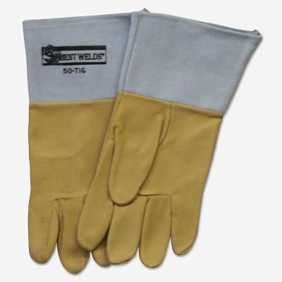 [A-50TIG-L] Best Welds 50-TIG Pigskin Welding Gloves