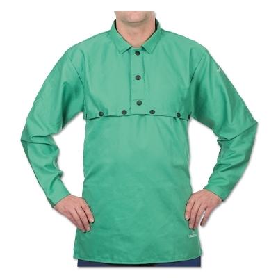 [SA-CA-175XL-SNAPS] Best Welds FR Cotton Sateen Bibs