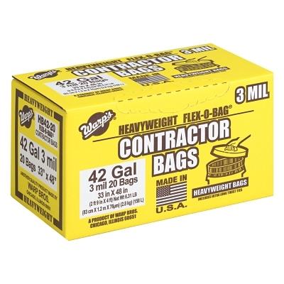 [IP-HB42-20-R] Warp Brothers FLEX-O-BAG® Contractor Bags
