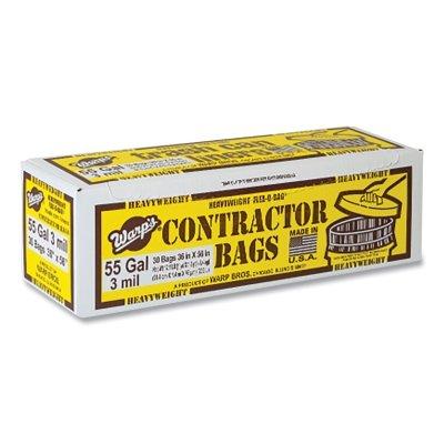 [IP-HB55-30-R] Warp Brothers Trash Can Liners with Recycled Plastic