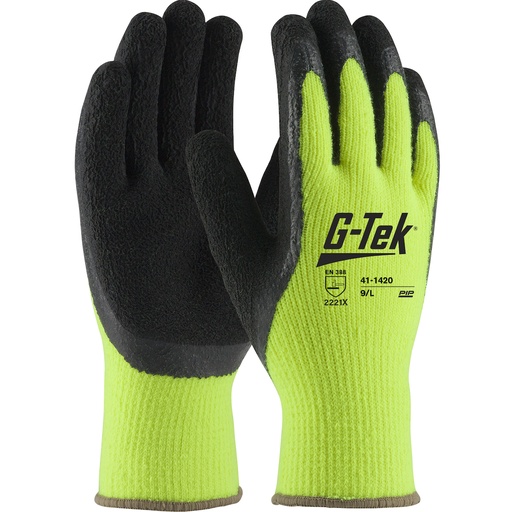 [A-41-1420] G-Tek® Hi-Vis Seamless Knit Acrylic Glove