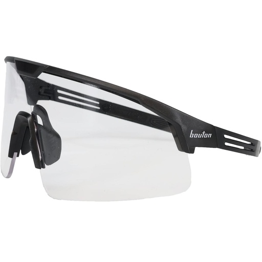 [EP-250-41-0520] Bouton® Optical Site Boss™ Enhanced Coverage Half-Frame Safety Glasses, with Black Frame and Clear FogLess® 3Sixty™ Lens Coating