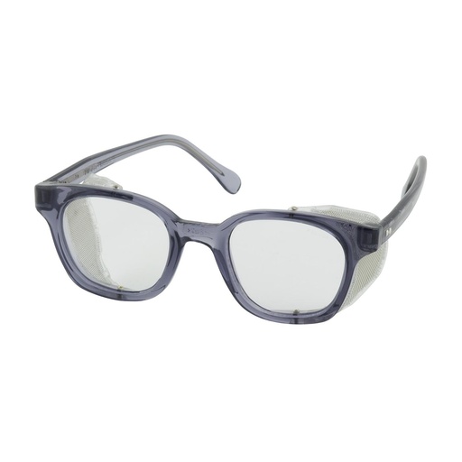 [EP-249-5907-400] Bouton® Optical Traditional Spectacle Full Frame Safety Glasses with Smoke Frame, Clear Lens and Anti-Scratch / Anti-Fog Coating